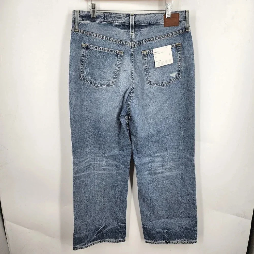 AG Adriano Goldschmied Women's Knoxx High Rise Baggy‎ Boyfriend Size 31 NWT $235